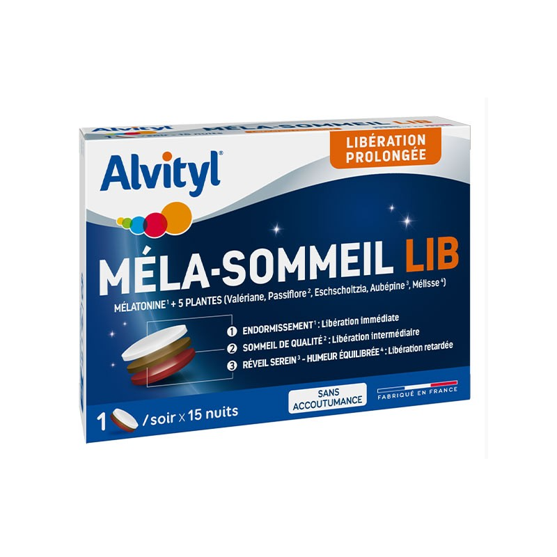Alvityl - Méla-Sommeil Lib – 15 comprimés