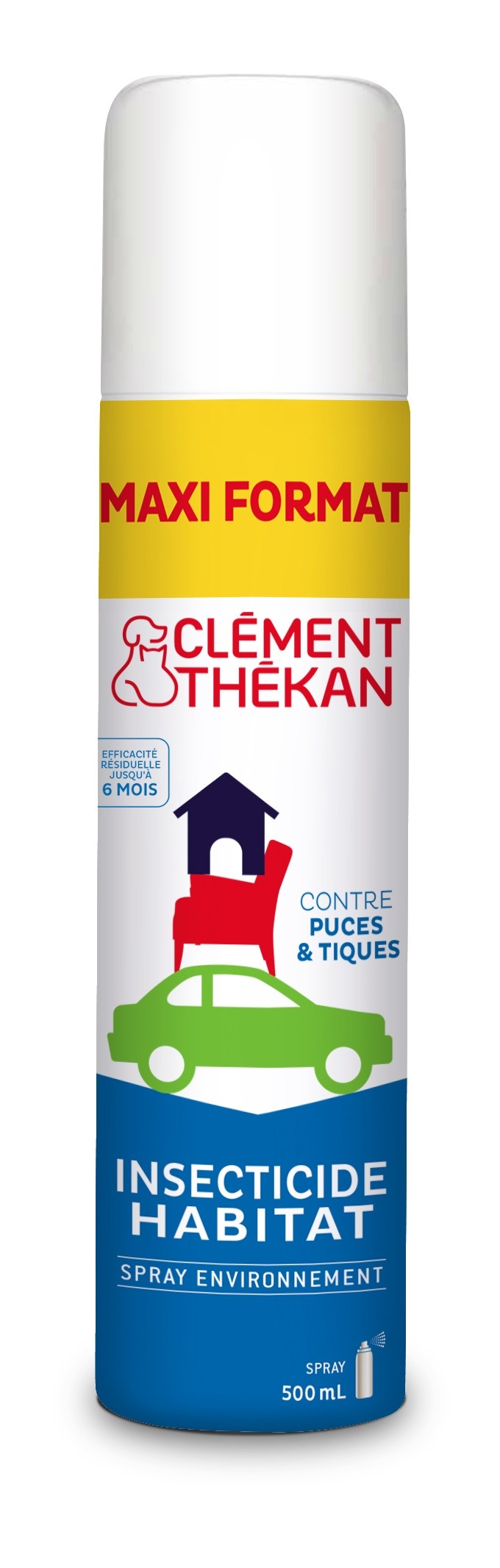 Clément Thékan insecticide habitat - Spray anti puces et tiques maison