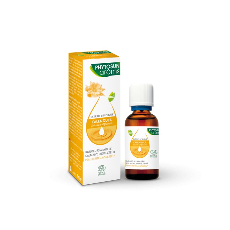 Phytosun Arôms – Extrait lipidique Calendula Bio – 50 ml