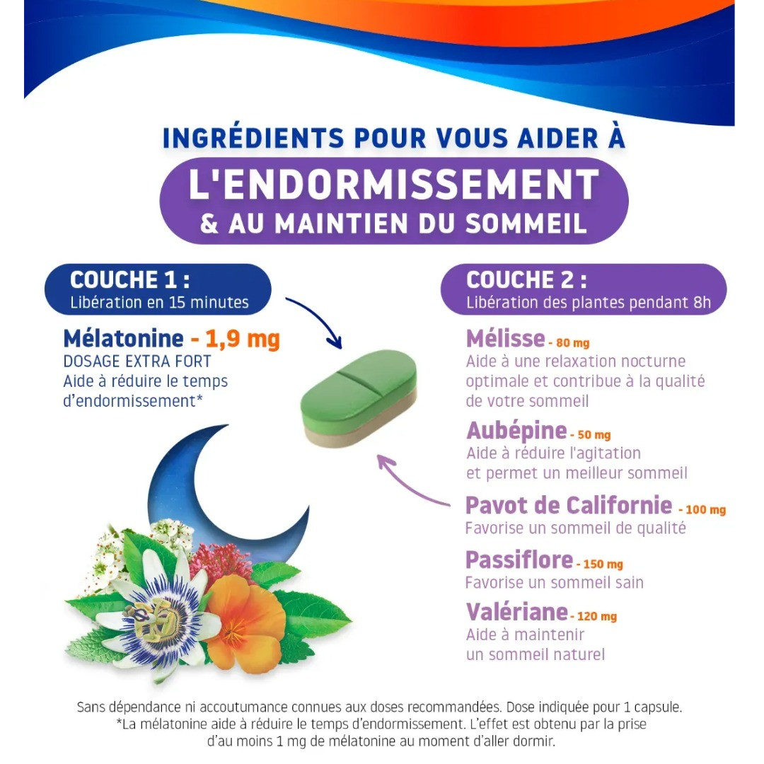 Valdispert Sommeil Rapide Extra Fort - 40 Pastilles Pour Mieux Dormir